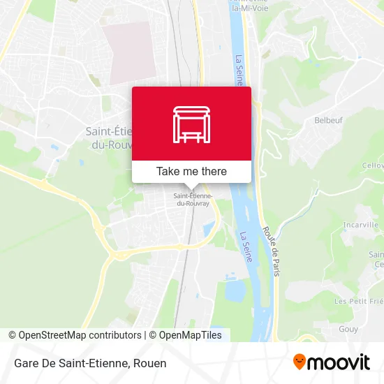 Gare De Saint-Etienne map