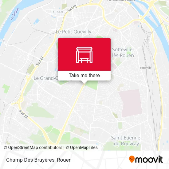 Champ Des Bruyères map