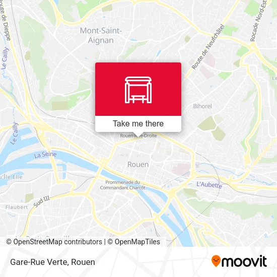 Gare-Rue Verte map