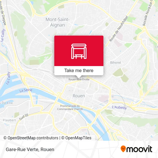 Gare-Rue Verte map