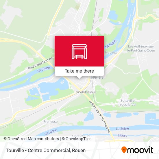 Tourville - Centre Commercial map
