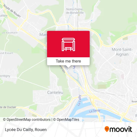 Lycée Du Cailly map