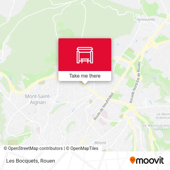 Les Bocquets map