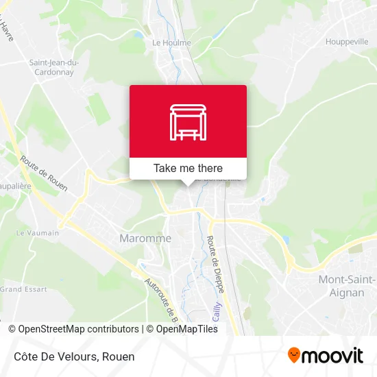 Côte De Velours map