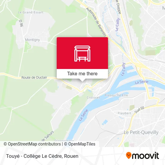 Touyé - Collège Le Cèdre map