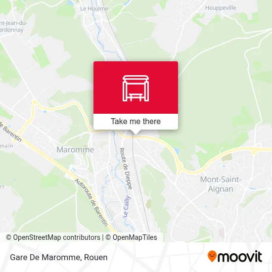 Gare De Maromme map