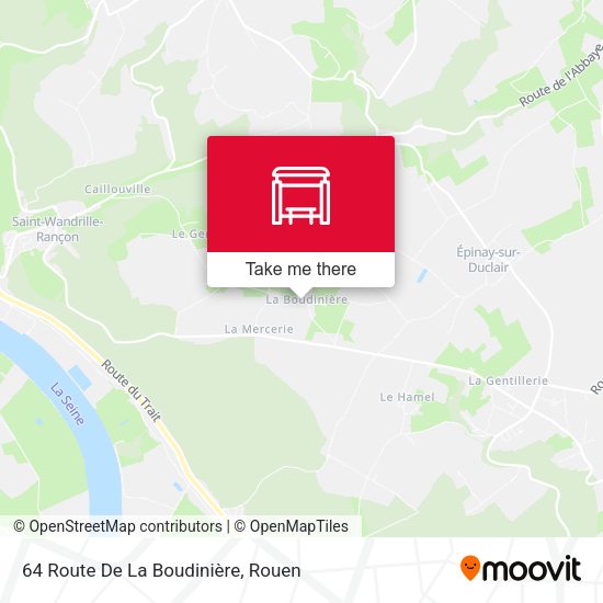 64 Route De La Boudinière map