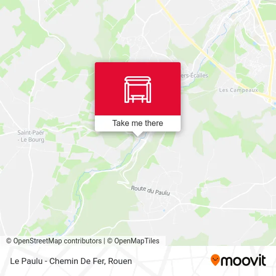 Le Paulu - Chemin De Fer map