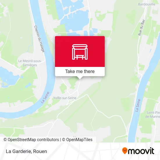 La Garderie map