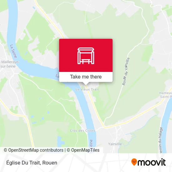 Église Du Trait map