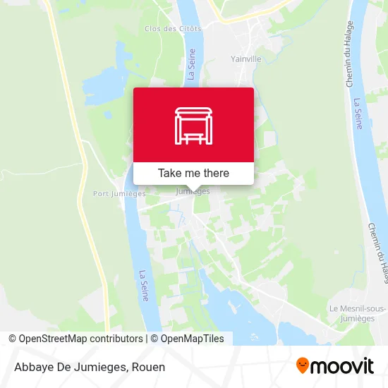 Abbaye De Jumieges map