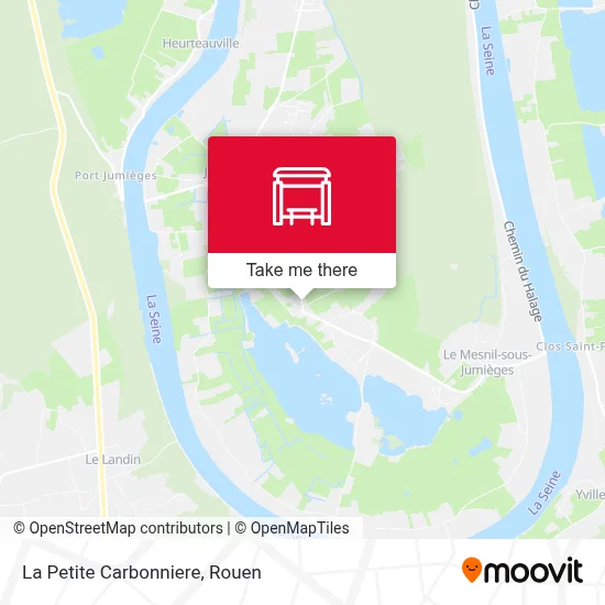 La Petite Carbonniere map
