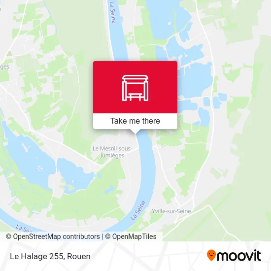 Le Halage 255 map