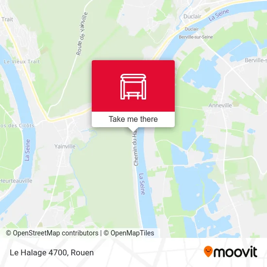 Le Halage 4700 map