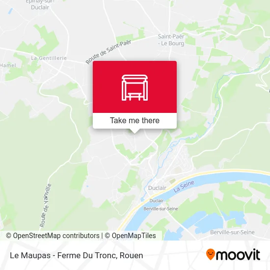 Le Maupas - Ferme Du Tronc map