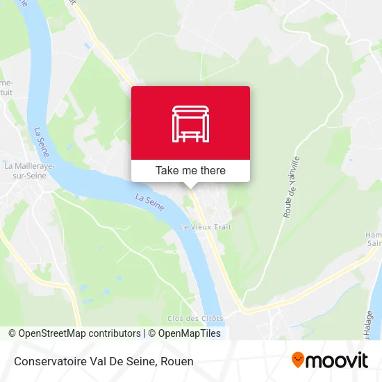 Conservatoire Val De Seine map