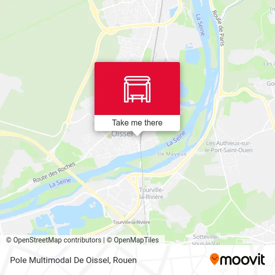 Pole Multimodal De Oissel map