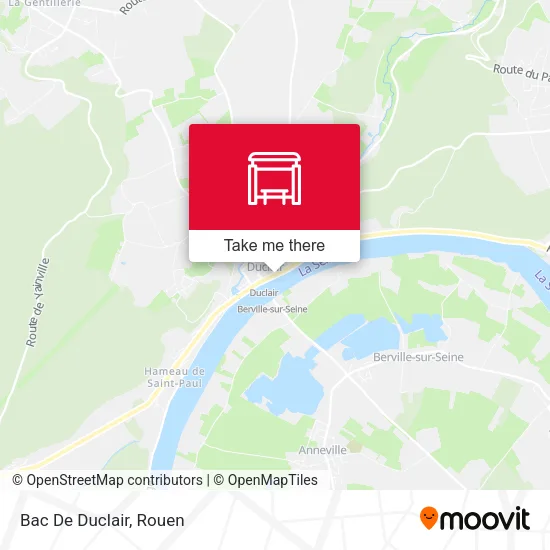 Bac De Duclair map
