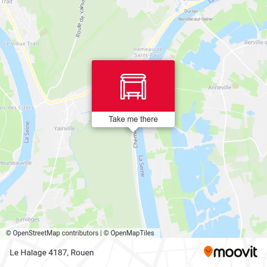 Le Halage 4187 map
