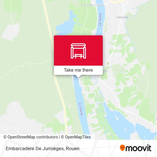 Embarcadere De Jumièges map