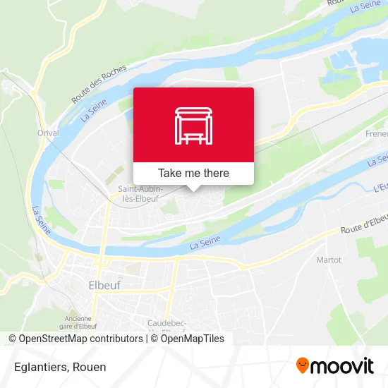 Eglantiers map