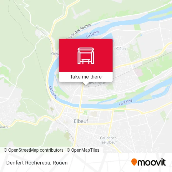 Denfert Rochereau map