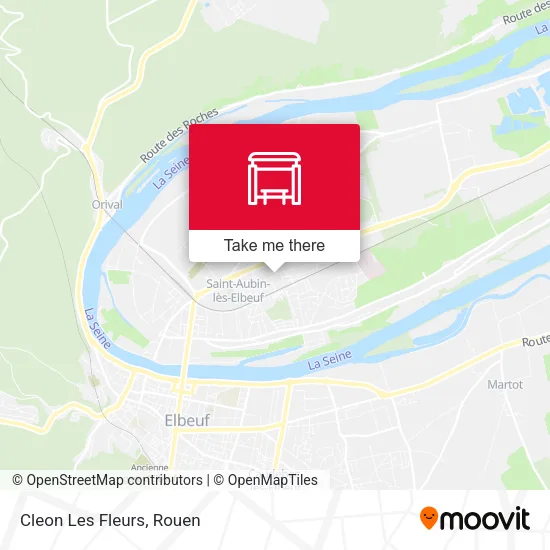 Cleon Les Fleurs map