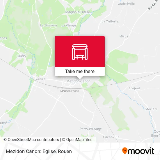 Mezidon Canon: Église map