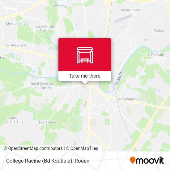 College Racine (Bd Koutiala) map