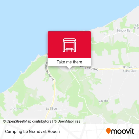 Mapa Camping Le Grandval