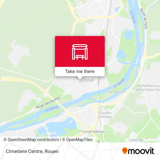 Mapa Cimetiere Centre