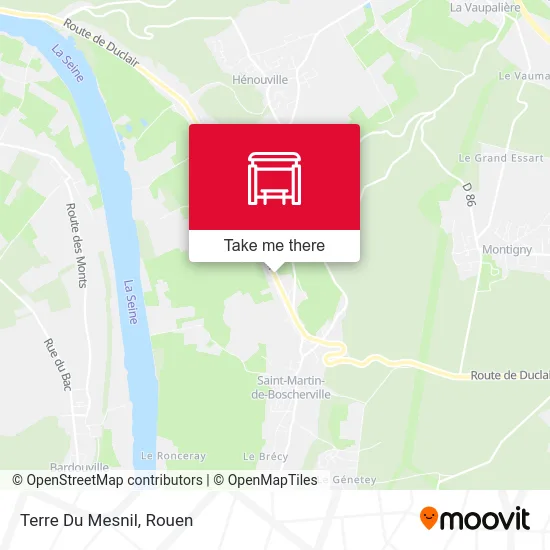 Mapa Terre Du Mesnil