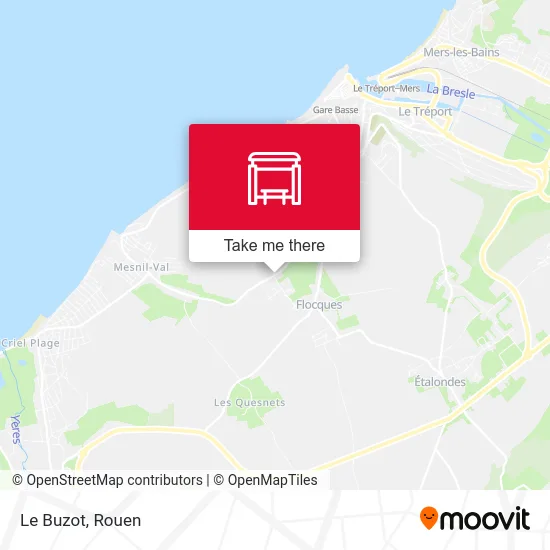 Mapa Le Buzot