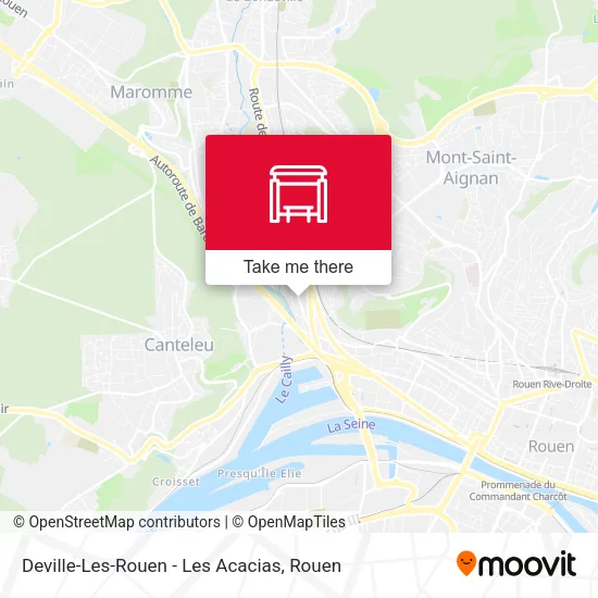 Deville-Les-Rouen - Les Acacias map