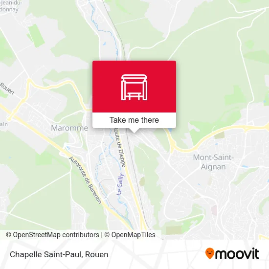 Chapelle Saint-Paul map