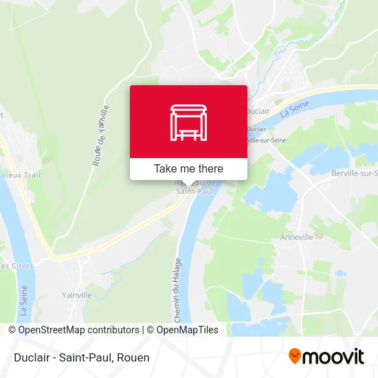 Duclair - Saint-Paul map