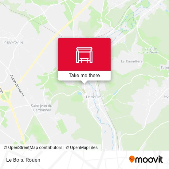 Le Bois map