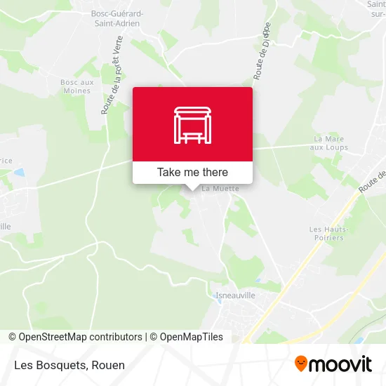 Les Bosquets map