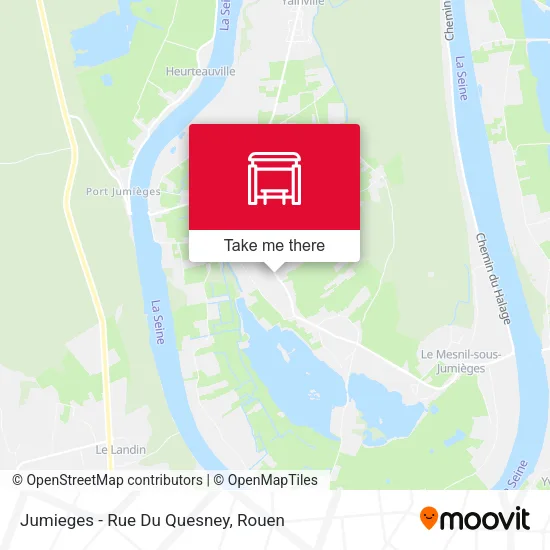 Jumieges - Rue Du Quesney map