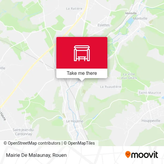 Mairie De Malaunay map