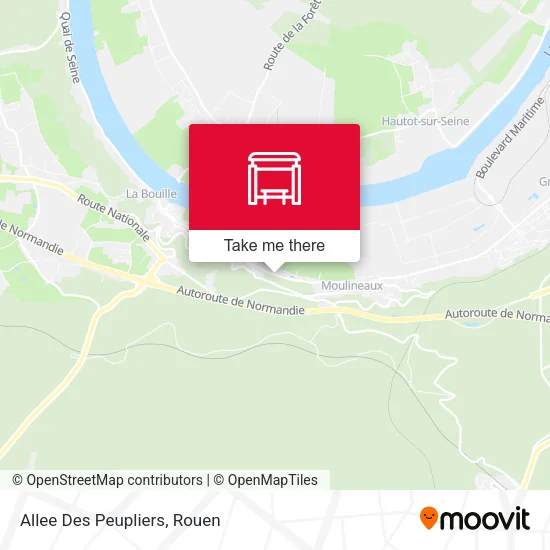 Allee Des Peupliers map