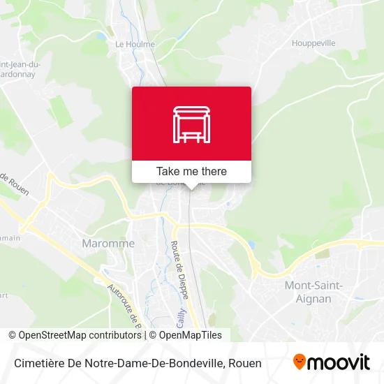 Cimetière De Notre-Dame-De-Bondeville map