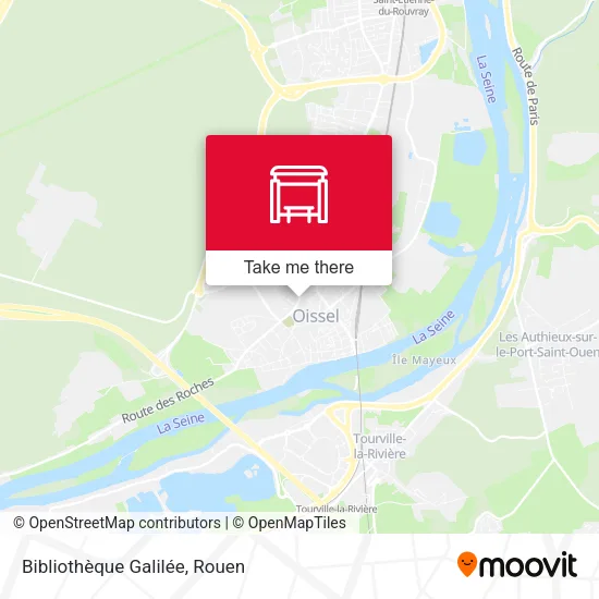 Bibliothèque Galilée map
