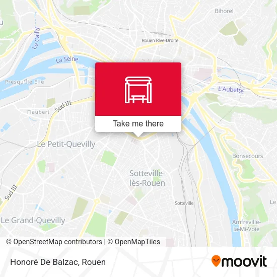 Honoré De Balzac map