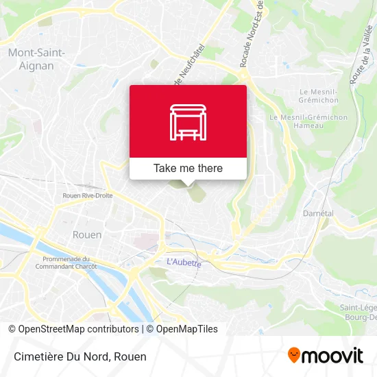 Cimetière Du Nord map