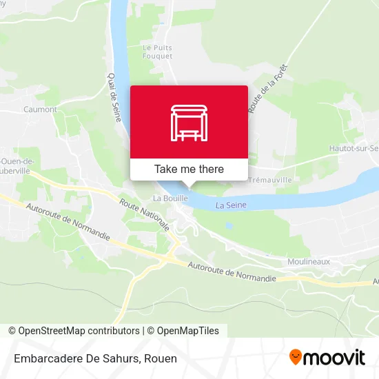 Embarcadere De Sahurs map