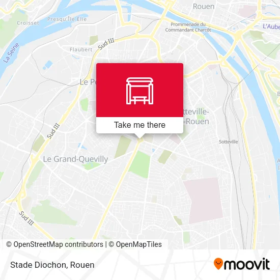 Stade Diochon map