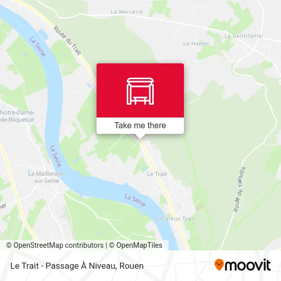 Le Trait - Passage À Niveau map
