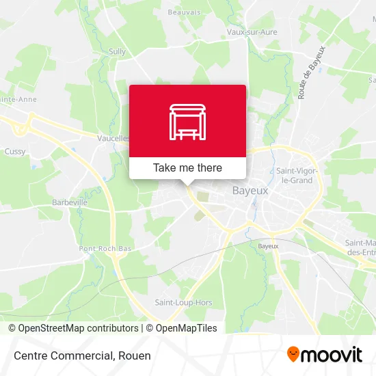 Mapa Centre Commercial