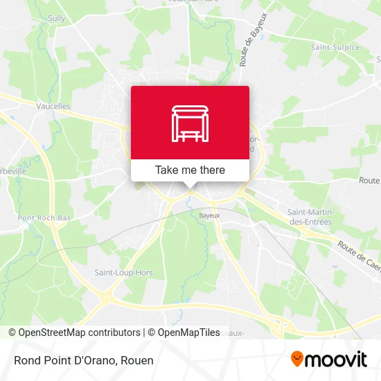 Mapa Rond Point D'Orano